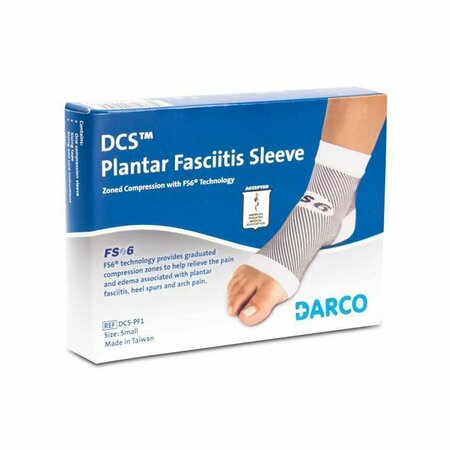 ORTHOSLEEVE FS6 Compression Sleeve for Plantar Fasciitis, Small FS6-S